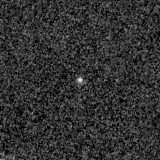 F150W image, 3.2 arcsec across, north up