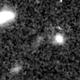 F277W image, 3.2 arcsec across, north up