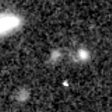 F444W image, 3.2 arcsec across, north up