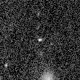 F115W image, 3.2 arcsec across, north up