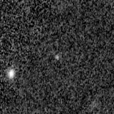 F150W image, 3.2 arcsec across, north up