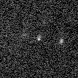 F200W image, 3.2 arcsec across, north up