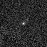 F150W image, 3.2 arcsec across, north up