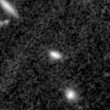 F150W image, 3.2 arcsec across, north up