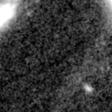 F090W image, 3.2 arcsec across, north up