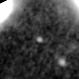 F444W image, 3.2 arcsec across, north up