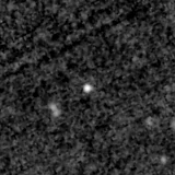 F200W image, 3.2 arcsec across, north up