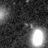 F115W image, 3.2 arcsec across, north up
