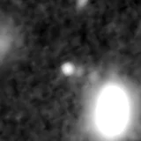 F444W image, 3.2 arcsec across, north up