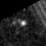 F356W image, 3.2 arcsec across, north up