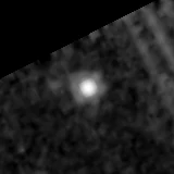 F444W image, 3.2 arcsec across, north up