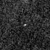 F090W image, 3.2 arcsec across, north up