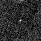 F150W image, 3.2 arcsec across, north up