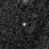 F200W image, 3.2 arcsec across, north up