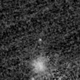 F115W image, 3.2 arcsec across, north up