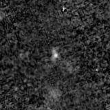 F115W image, 3.2 arcsec across, north up