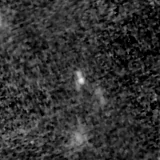 F200W image, 3.2 arcsec across, north up