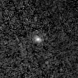 F090W image, 3.2 arcsec across, north up