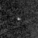 F150W image, 3.2 arcsec across, north up