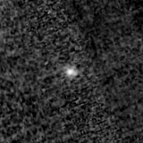 F200W image, 3.2 arcsec across, north up