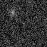F200W image, 3.2 arcsec across, north up
