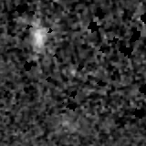 F277W image, 3.2 arcsec across, north up