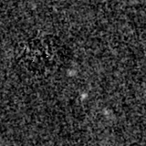 F200W image, 3.2 arcsec across, north up