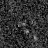 F277W image, 3.2 arcsec across, north up