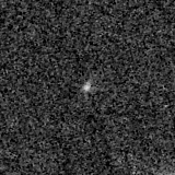 F200W image, 3.2 arcsec across, north up